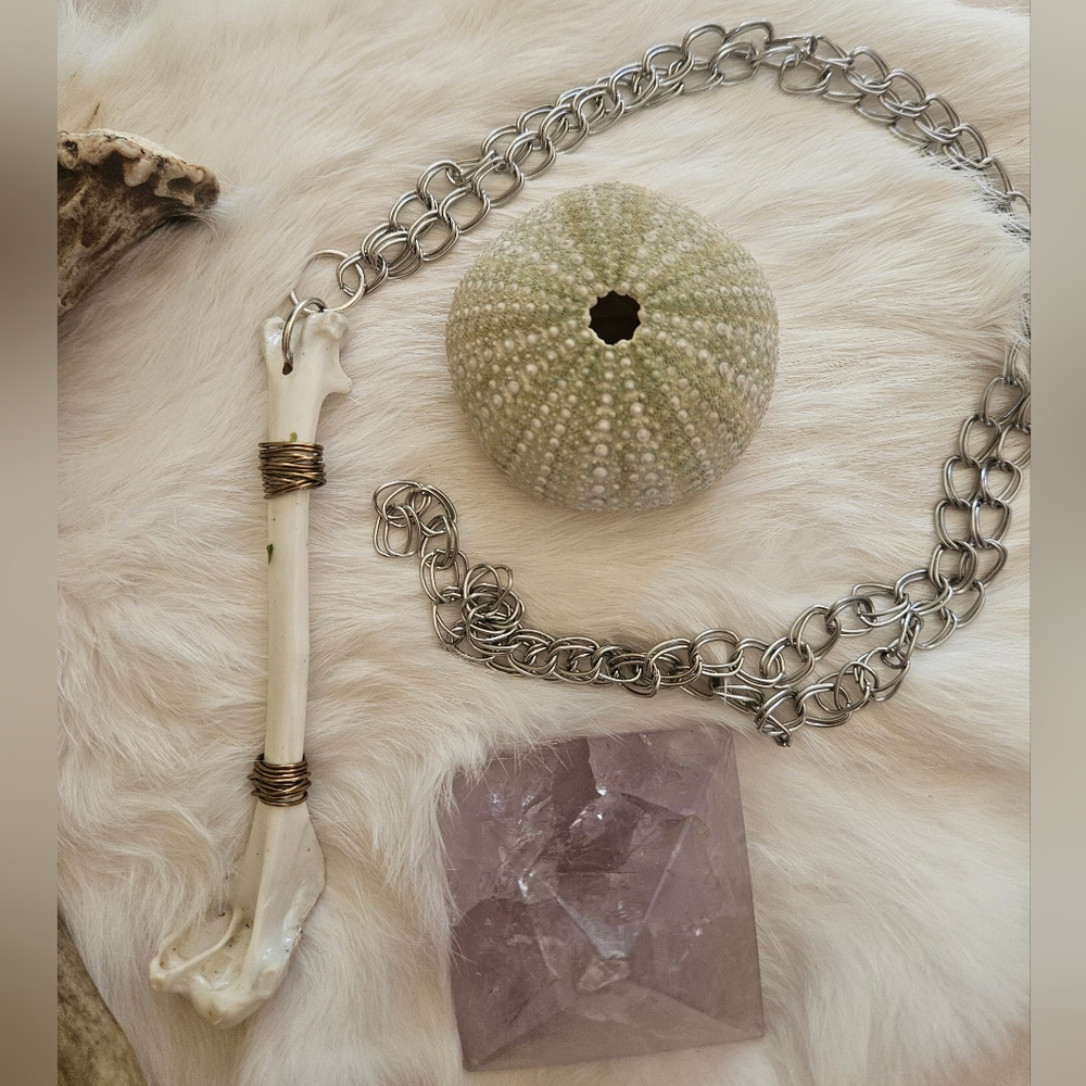 Viking witchy necklace👁